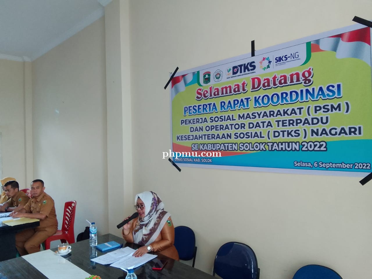 Tingkatkan Kerjasama dan Sinergitas, Dinsos Gelar Rakor PSM dan Operator DTKS Nagari