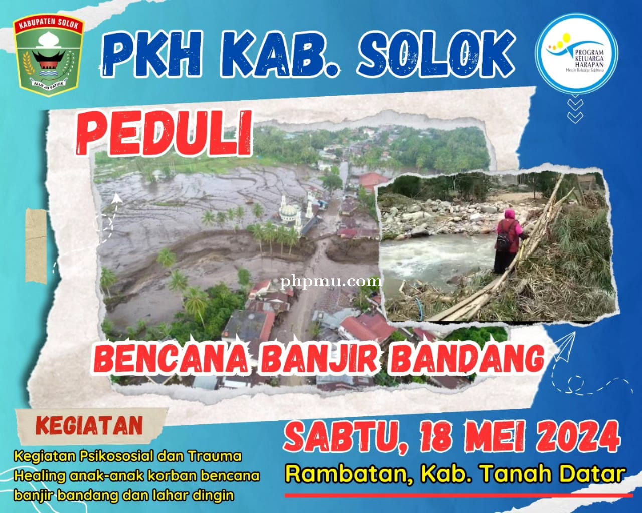PKH Kabupaten Solok Peduli Bencana Kab. Tanah Datar