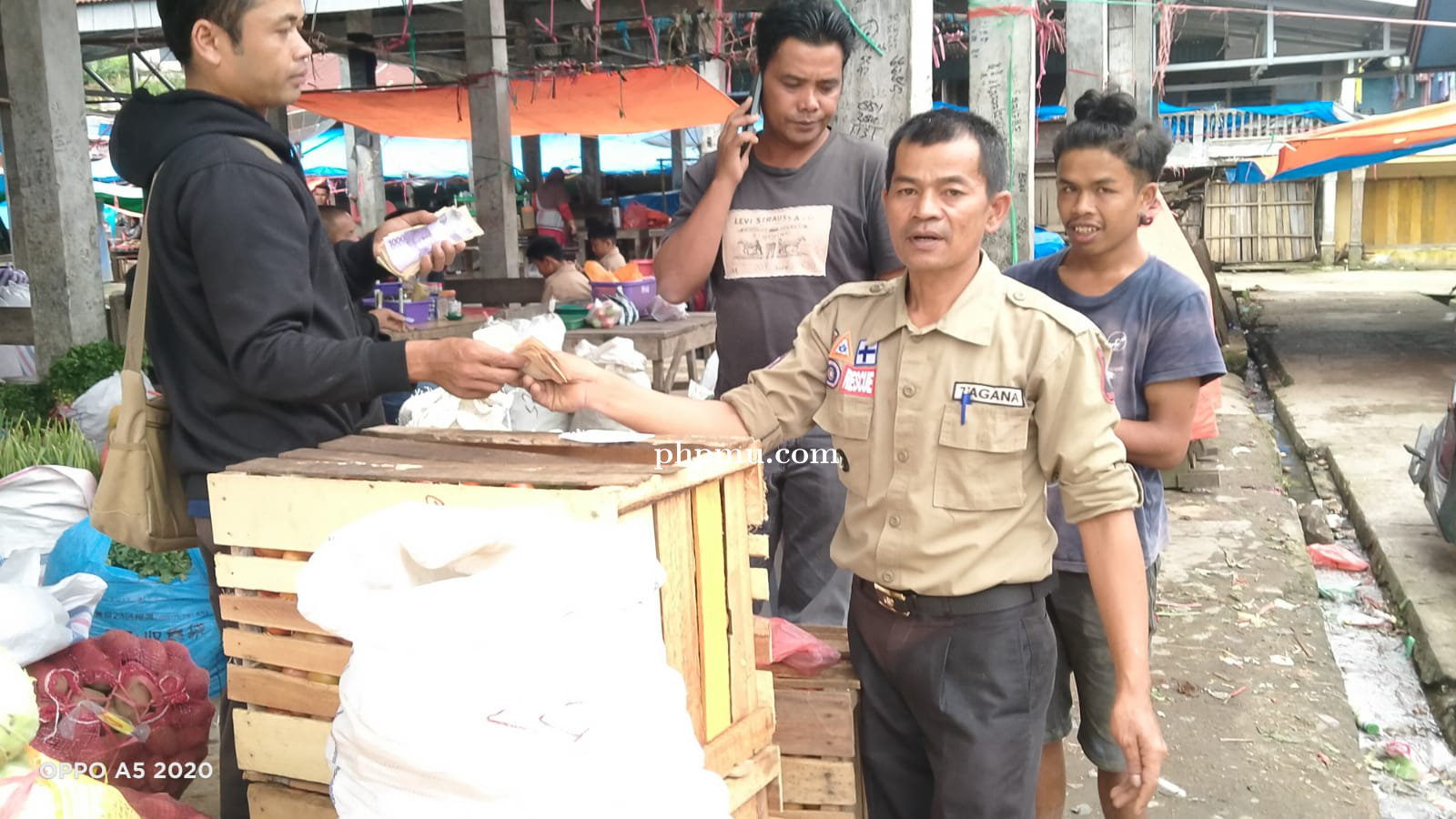 Wali Nagari Kabupaten Solok Peduli Bencana Tanah Datar