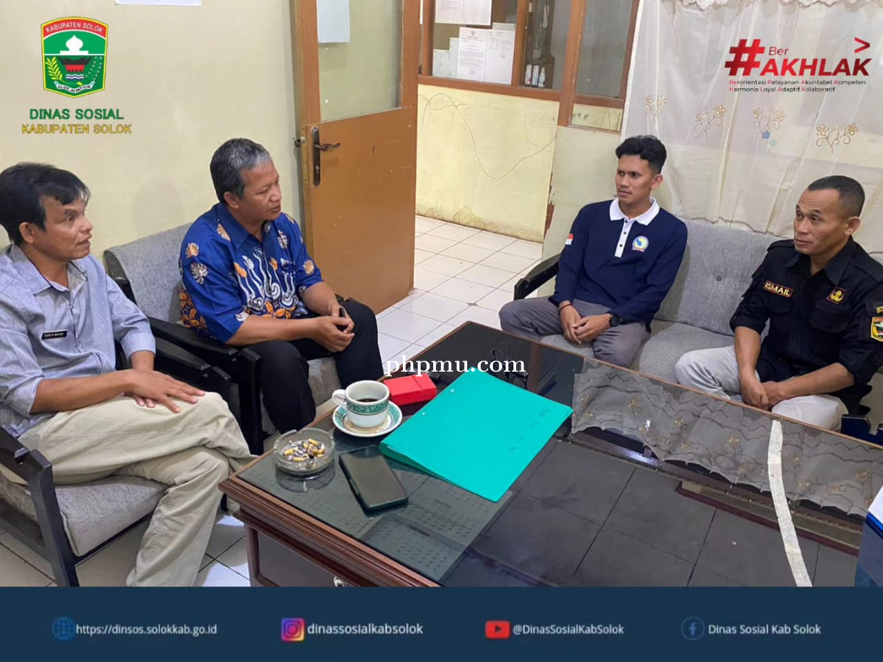 Dinas Sosial melakukan Monitoring dan Evaluasi TKSK di Nagari dan Kecamatan Junjung Siriah
